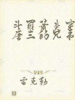 斗罗萧炎穿越成唐三的兄弟封面