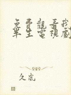 免费观看我的后半生电视剧全集