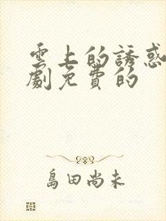 云上的诱惑电视剧免费的封面