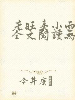 老旺秦小雨小说全文阅读无弹窗封面