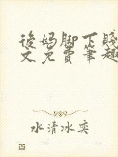 后妈脚下贱狗全文免费笔趣阁小说