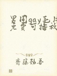 男同gay毛片免费可播放