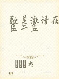 欧美激情在线一区二区封面