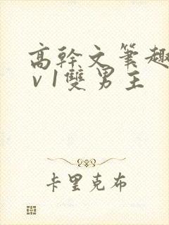 高干文笔趣阁1 v 1双男主