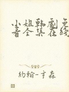 小姐韩剧免费观看全集在线高清