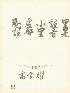 飞卢小说里的小说哪里看是免费的