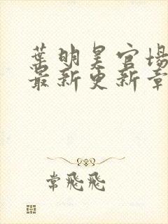 叶明昊官场小说最新更新章节目录封面