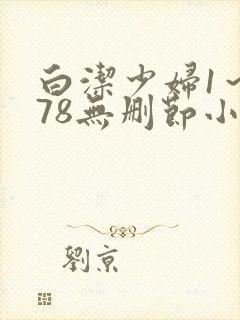 白洁少妇1～178无删节小说封面