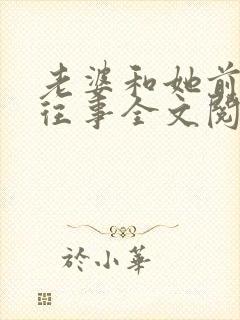 老婆和她前男友往事全文阅读封面