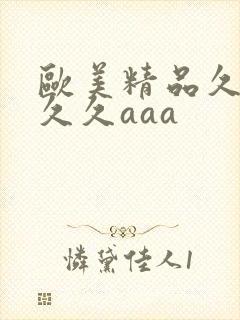 欧美精品久久久久久aaa
