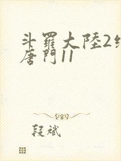 斗罗大陆2绝世唐门11