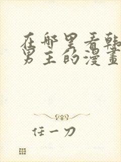 在哪里看韩漫双男主的漫画