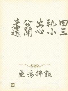 老公出轨回归后还关心小三封面