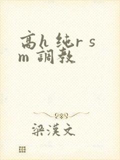 高h 纯r sm 调教