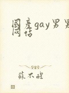 国产gay男男网站封面