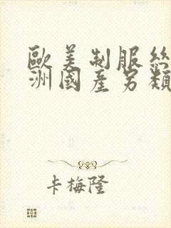 欧美制服丝袜亚洲国产另类