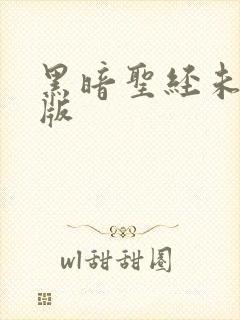 黑暗圣经未删减版