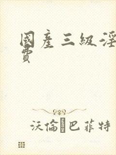 国产三级淫片免费