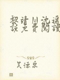 黎靖川沈遥初小说免费阅读最新章节