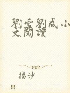 刘雪刘成小说全文阅读