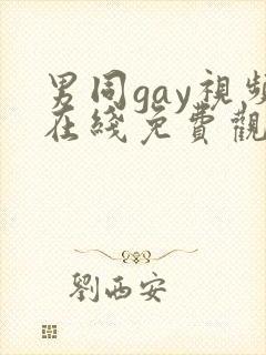 男同gay视频在线免费观看