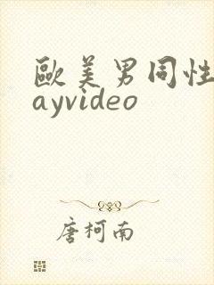 欧美男同性恋gayvideo