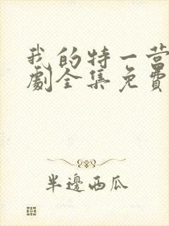 我的特一营电视剧全集免费播放