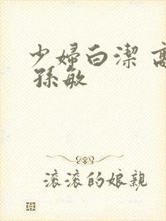 少妇白洁 高义 孙敏封面