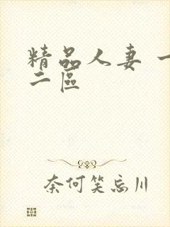 精品人妻 一区二区封面