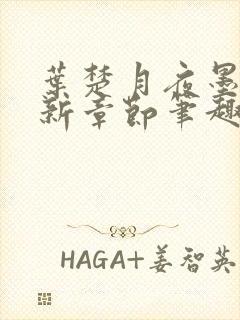 叶楚月夜墨寒最新章节笔趣阁