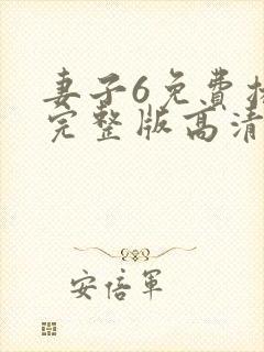 妻子6免费播放完整版高清韩剧