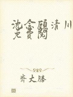 沈念顾清川全文免费阅封面