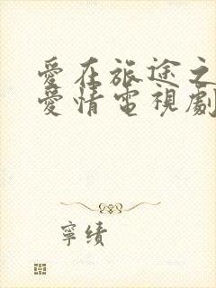 爱在旅途之反转爱情电视剧在线观看