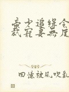 帝少追缉令,总裁宠妻无度封面