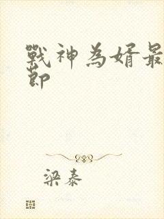 战神为婿最新章节封面