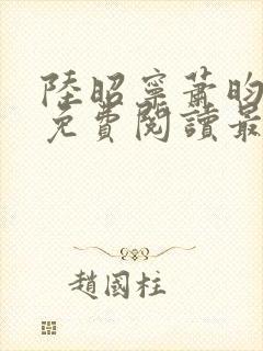 陆昭宁萧昀全文免费阅读最新章节封面