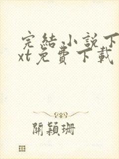 完结小说下载txt免费下载网封面