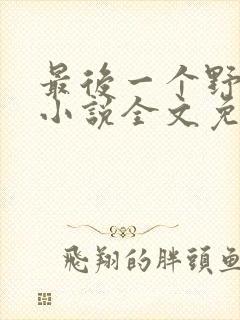 最后一个野茅山小说全文免费阅读