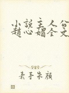 小说主人公陈斌赵心媚全文阅读封面