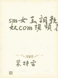 sm女王调教男奴com视频在线