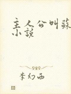 主人公叫苏尘的小说