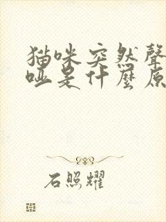 猫咪突然声音沙哑是什么原因引起的