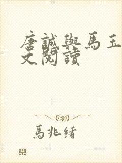 唐诚与马玉婷全文阅读