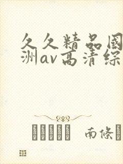 久久精品国产亚洲av高清综合