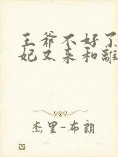 王爷不好了,王妃又来和离了封面