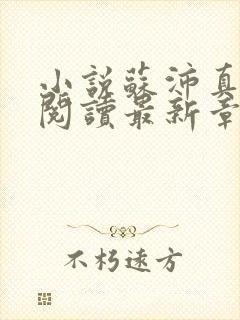 小说苏沛真全文阅读最新章节更新时间