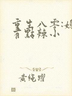 重生八零:媳妇有点辣小封面