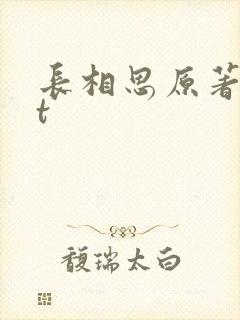长相思原著txt