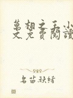 万相之王小说全文免费阅读笔趣阁