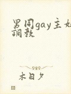 男同gay主奴调教